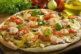 Pizza Gamberi e Pomodorini 32cm