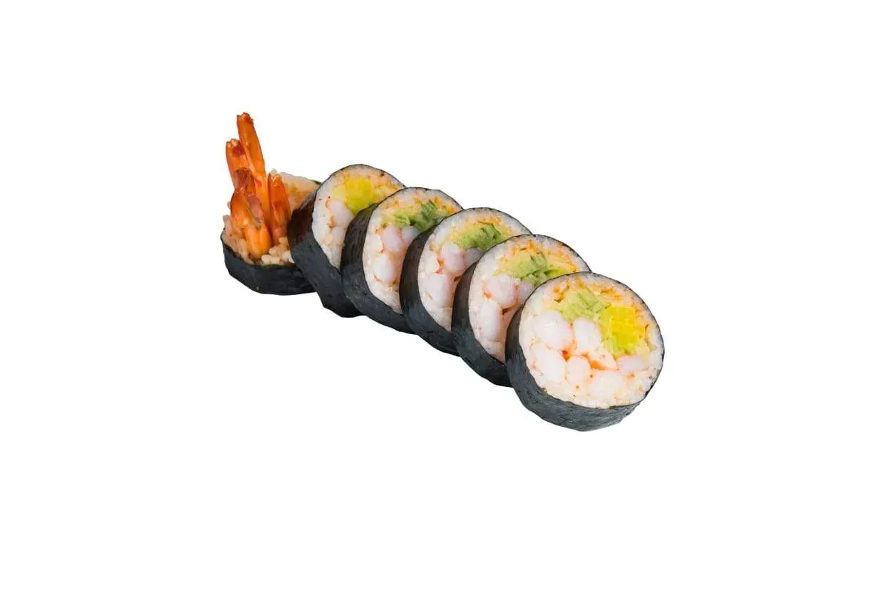 Futomaki krewetka na masle czosnkowym 6szt