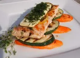 Salmone al vapore