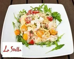 Spaghetti con gamberoni