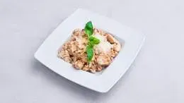 Risotto ai funghi e pollo