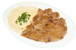 Talerz mięso hummus-Duży