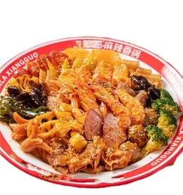 Bowl z owocami morza