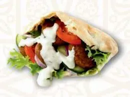 Super extra falafel z serem (wegetariański)