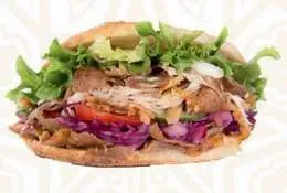 XXL kebab z serem (duży)
