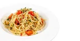 Makaron Aglio Olio z pomidorami cherry (pikantne)