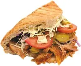 Kebab na grubym cieście z baraniną