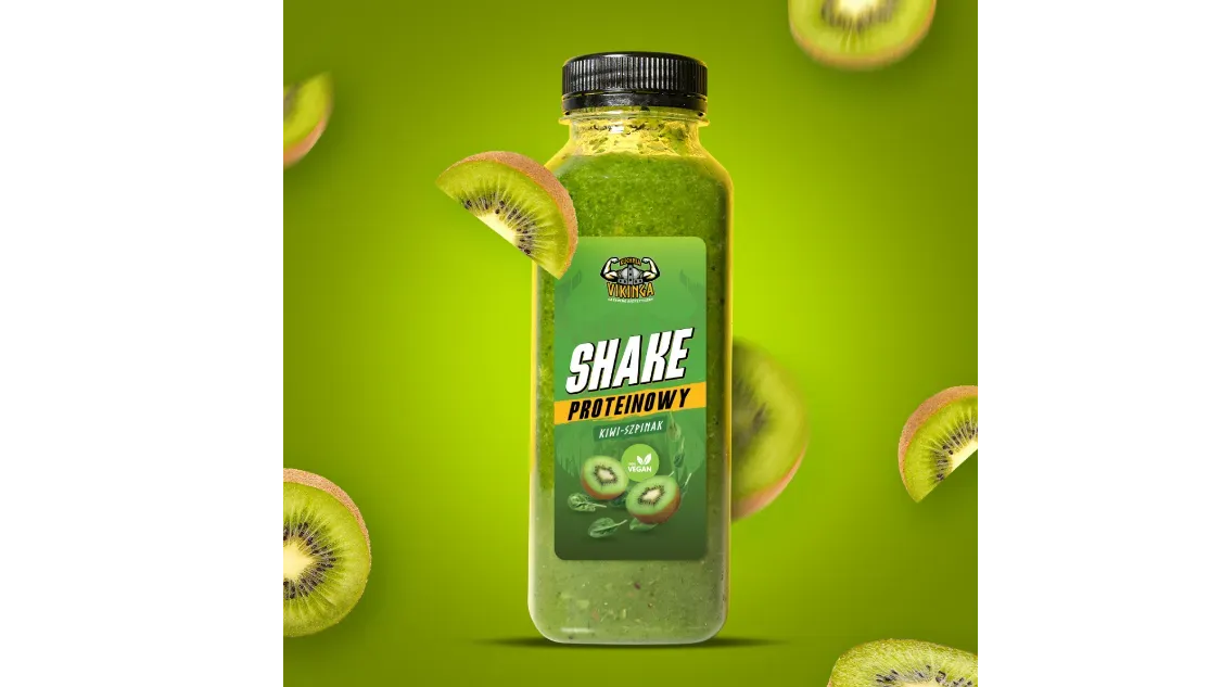 Vegan smoothie kiwi-szpinak 0,33l
