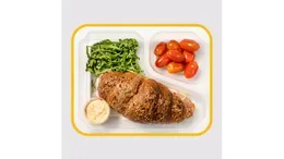 Wieloziarnisty croissant z szynką dojrzewającą