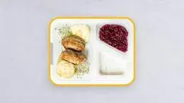 Kotlety mielone z sosem pieczarkowym 2 szt.
