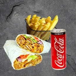 zestaw pojedyńczy! Midas-klasyk + frytki + coca cola 200ml