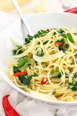 Spaghetti Aglio olio veg
