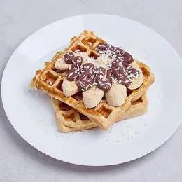 Gofry z Nutellą i Bananami