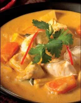 Żółte curry z kaczką