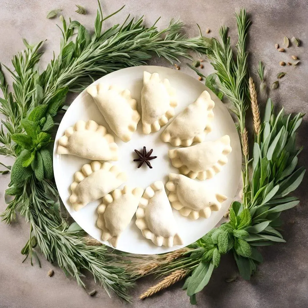 Pierogi jagodowe - 9 szt. (gotowane)