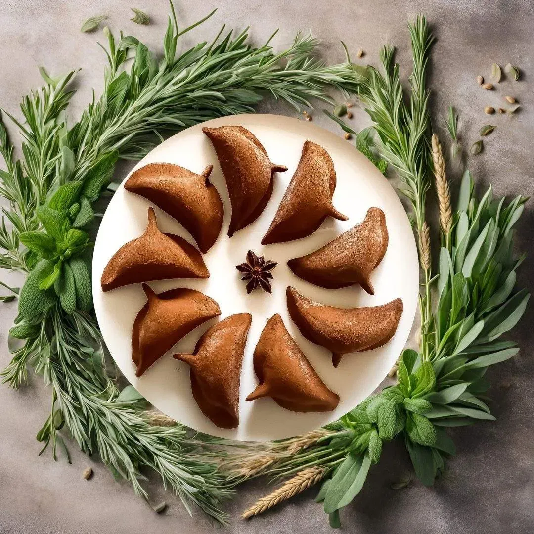 Dim sum z czekoladą i orzechami - 9 szt. (gotowane)