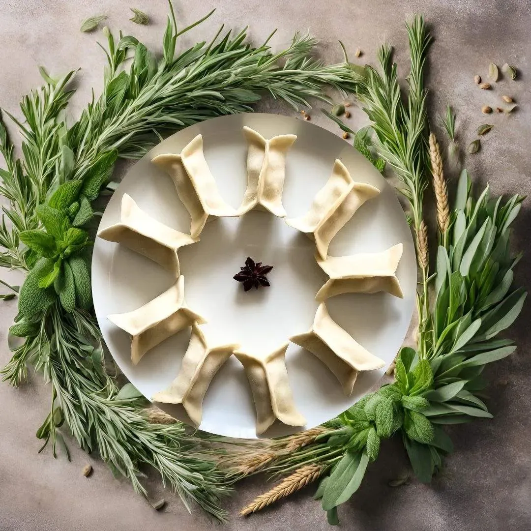 Dim sum z gruszką i jabłkiem - 9 szt. (gotowane)
