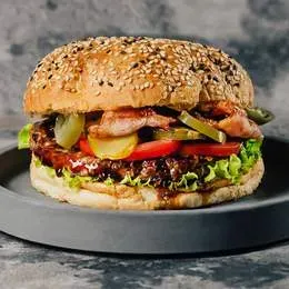 Burger Teriyaki-Mango