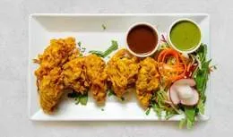 Onion bhajia