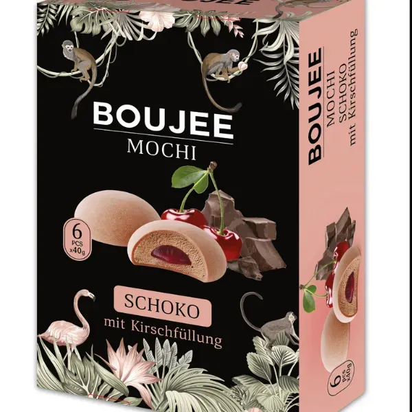 Czekolada mochi z nadzieniem wiśniowym