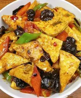 Tofu z warzywami 蔬菜豆腐