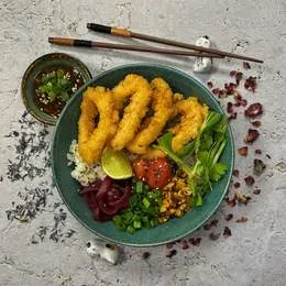 Chirashi kalmary w panko