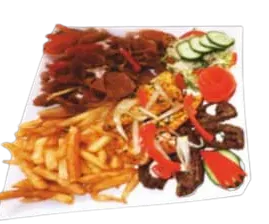 Talerz kebab mały