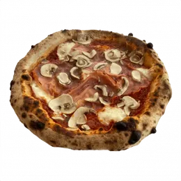 Pizza Prosciutto Funghi