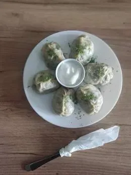 Manty z wołowiną