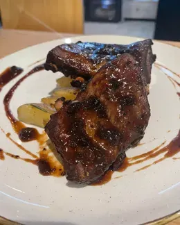 Żeberka w sosie bbq