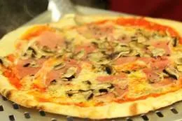 Cotto e funghi