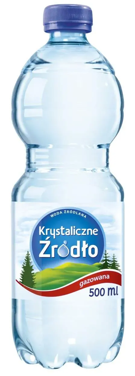 Woda gazowana 0.5L