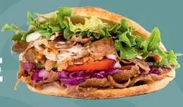 Kebab w bułce duże