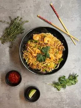 Zestaw Pad-Thai z Krewetkami + Pepsi