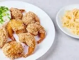 Krewetki w sezamie