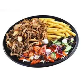 Talerz kebab z serem średni