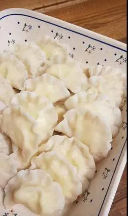 Pierogi z Serem śmietankowym 9 szt