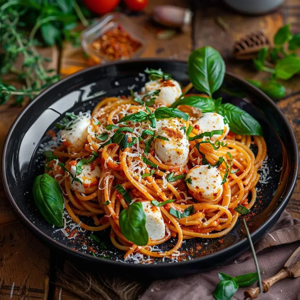 Spaghetti a'll arrabiata