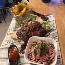 Żeberka wołowe w sosie BBQ