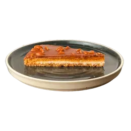 Migdałowa tarta orzechowo-karmelowa