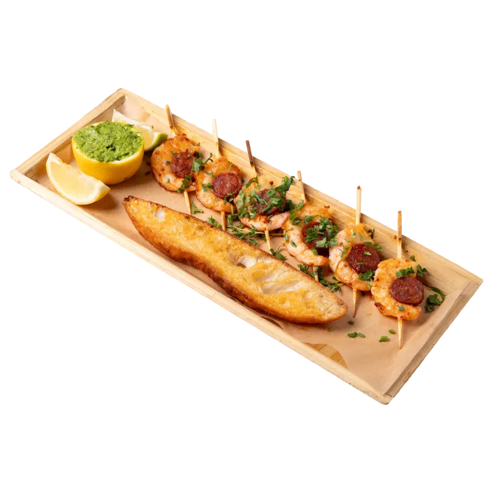 Krewetki z Chorizo