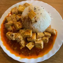 Ryż z chilli i tofu