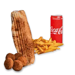 Rollo Wegetariańskie (małe), frytki, Coca Cola 0.33l