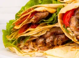 Kebab z mięsem duży