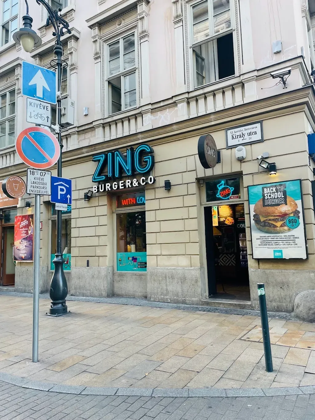 ZING BURGER & Co. | Király 20