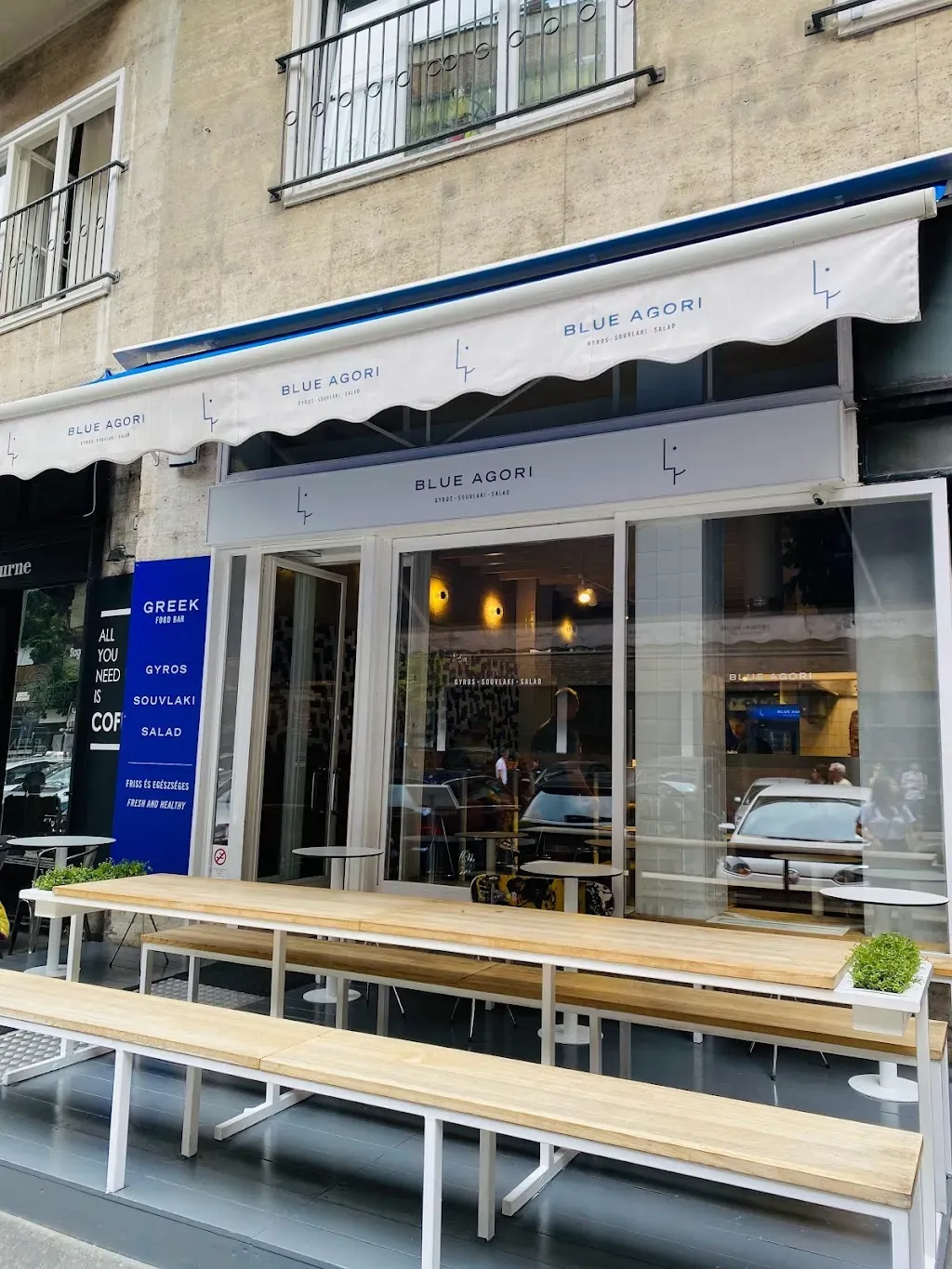 Blue Agori Madach Greek Street Food Bar