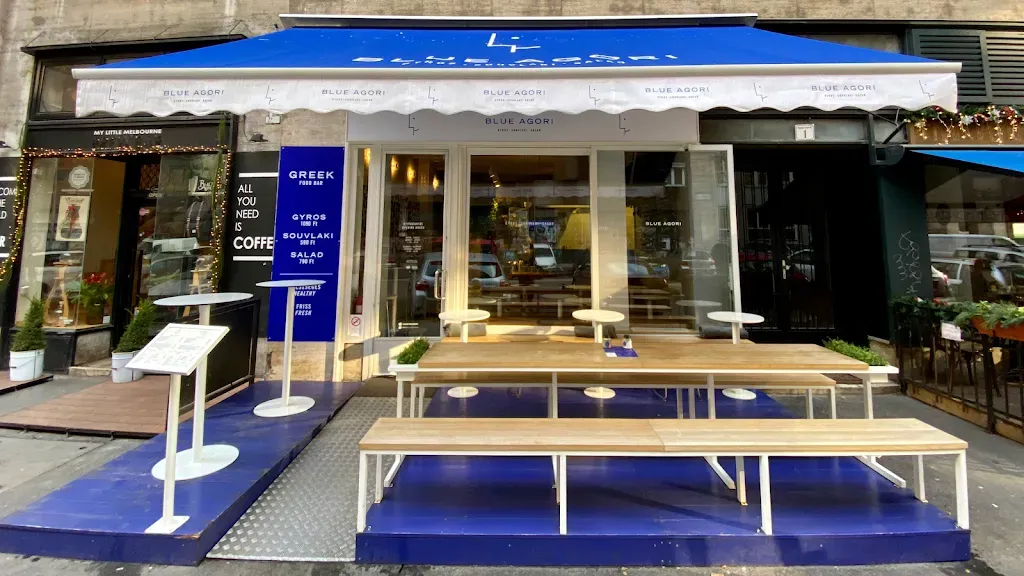 Blue Agori Madach Greek Street Food Bar