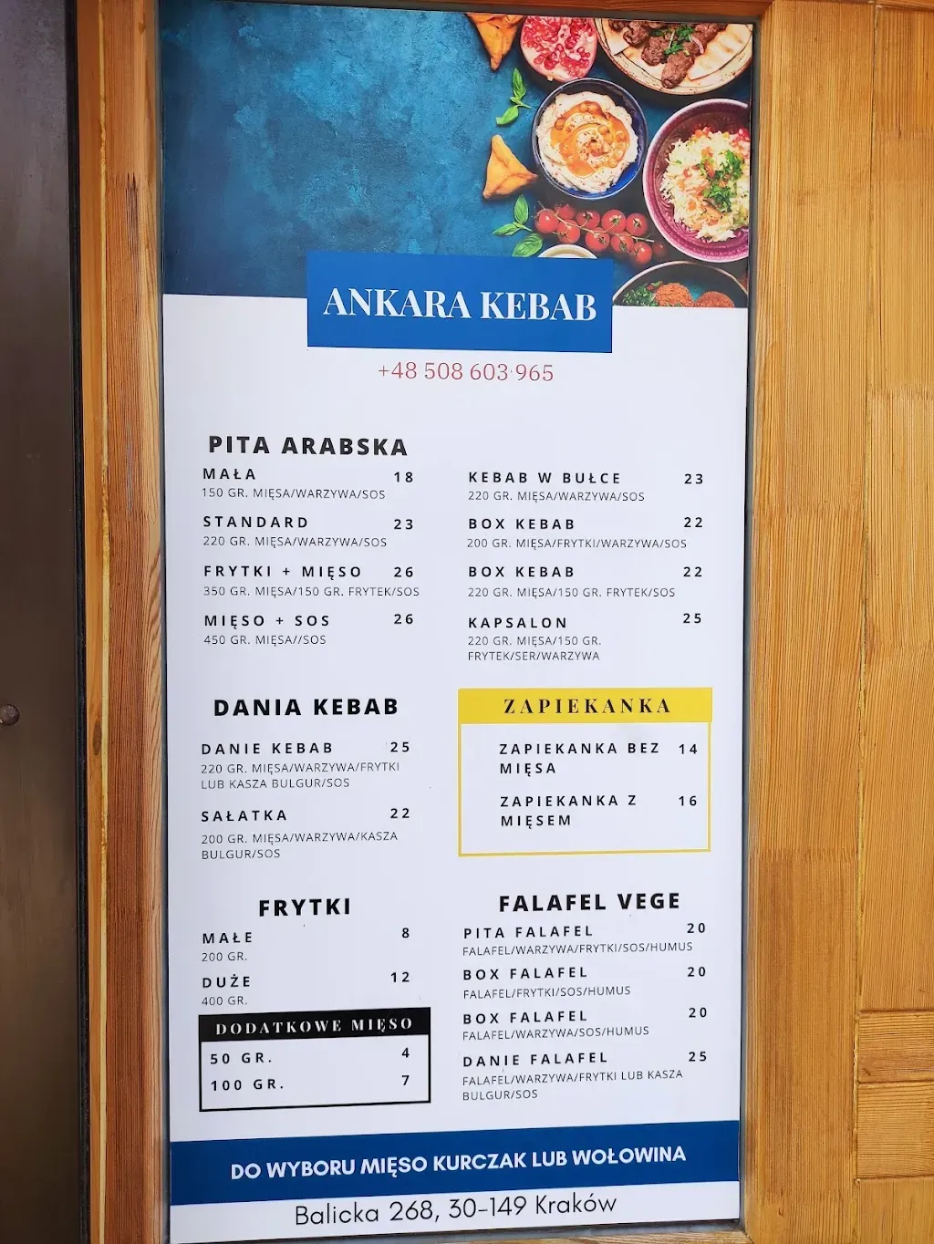 ANKARA Kebab Balicka