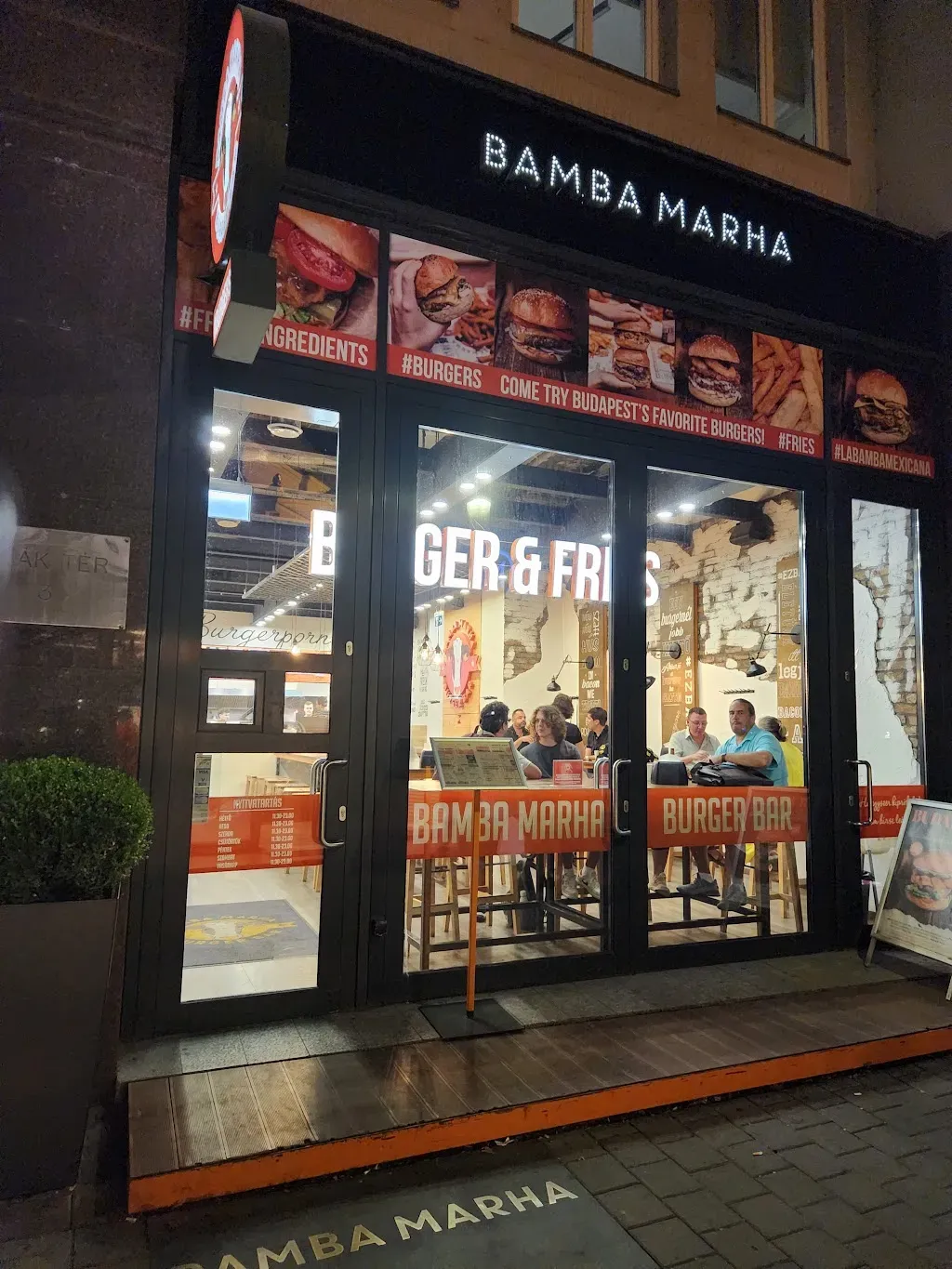 Bamba Marha Burger Bár #DEÁK
