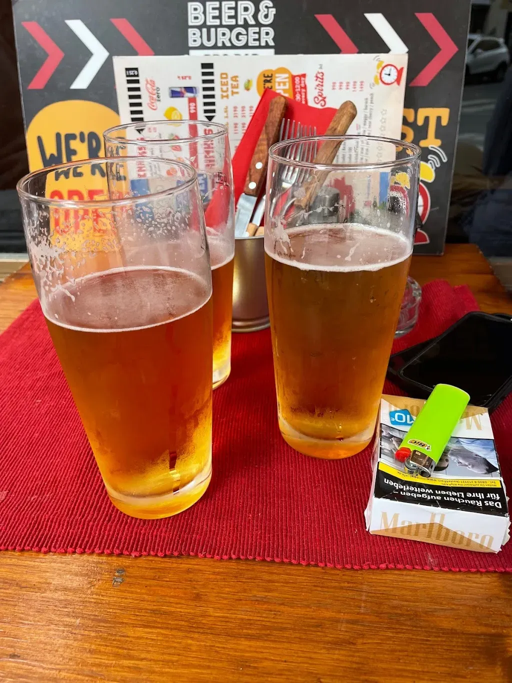 Beer and Burger